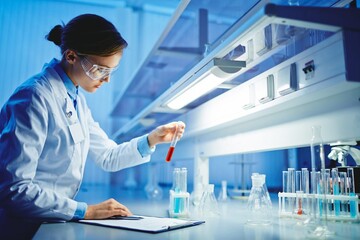 Chef de laboratoire d'analyses industrielles